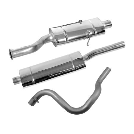 Stainless Steel Sports Exhaust System - Less Manifold - RB7049